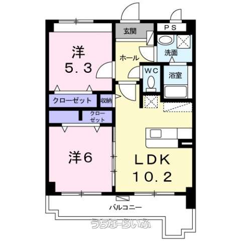 パークサイド美崎 402号