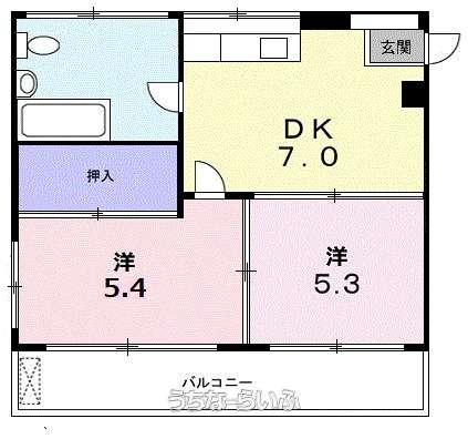 丸勝アパートＢ棟 B号