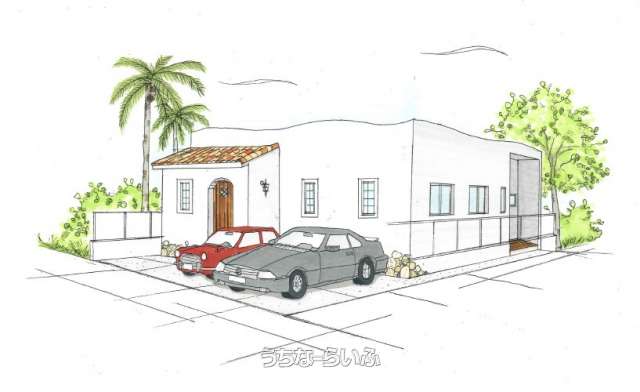 安慶名建築条件付き土地