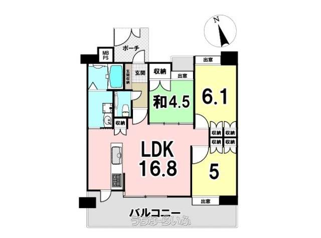 ライオンズマンション浦添宮城 6--号