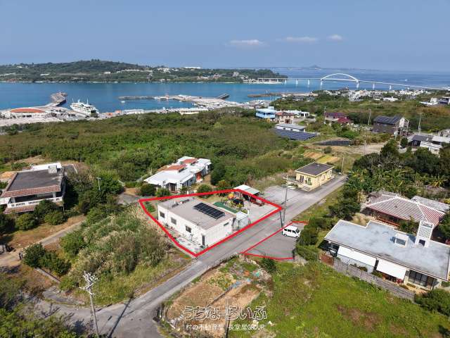 本部町字崎本部　オーシャンビュー平屋建