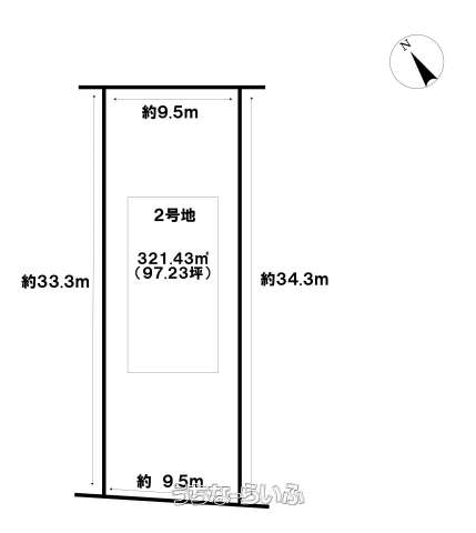 ハ 土地 名護市田井等 全3区画 2号地
