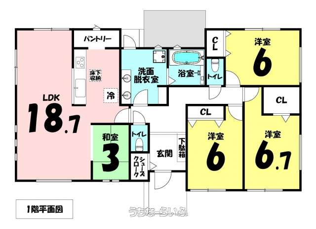 宜野湾市大山４丁目新築戸建て１号棟
