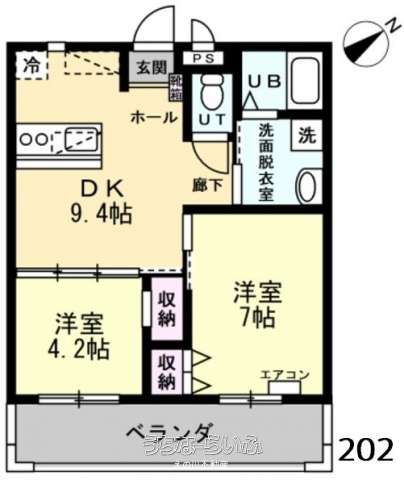 グラッチェ 202号