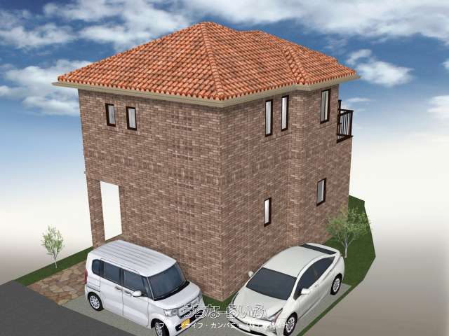 【新築・角地】レンガ積みの家 ファインコート首里【B号地】