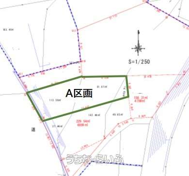 国頭村辺土名バイパス線沿い、A区画