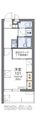 レオパレスＫＭティーダ２ 101号