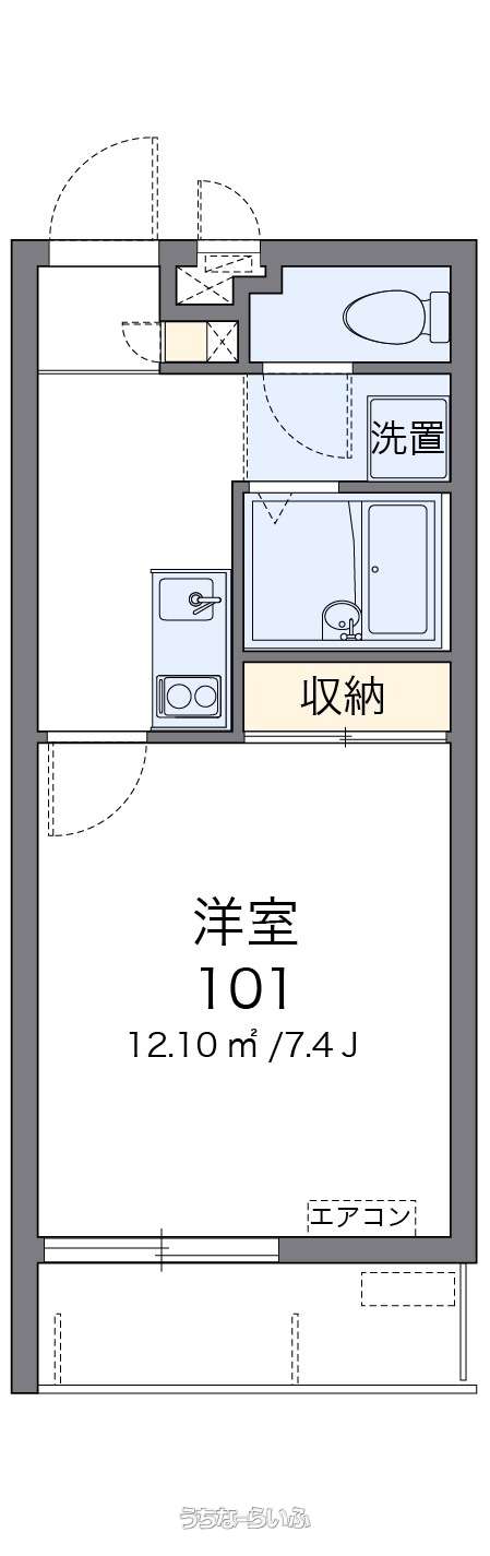 クレイノダイショウハウスⅡ 104号