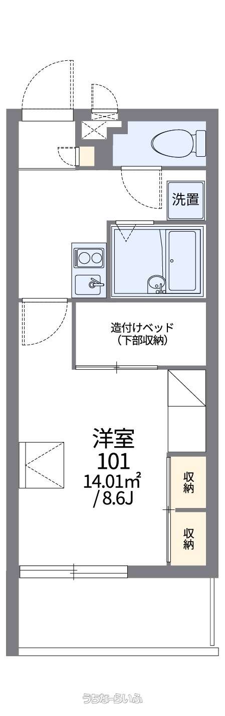 レオパレス音 201号