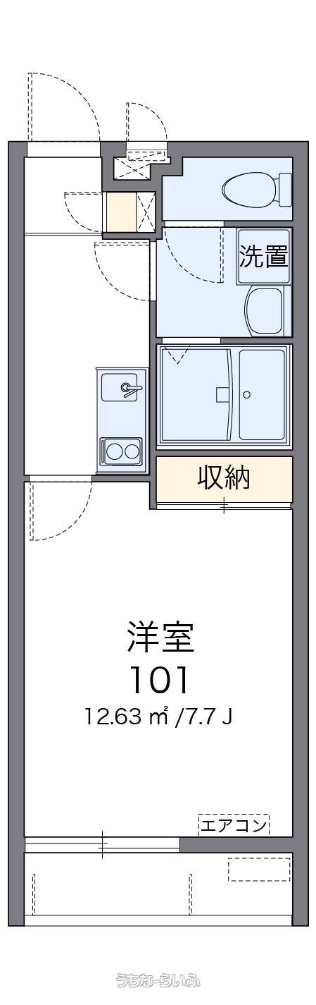 クレイノしあわせベイエリア 201号