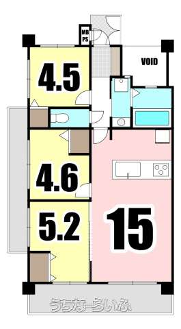 ライオンズマンション壺屋第3 206号
